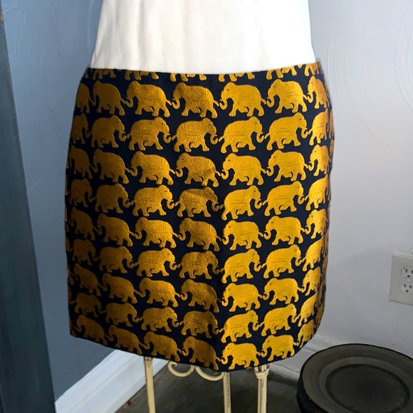 J. Crew Dresses & Skirts - JCREW mini skirt elephants Sz 4
